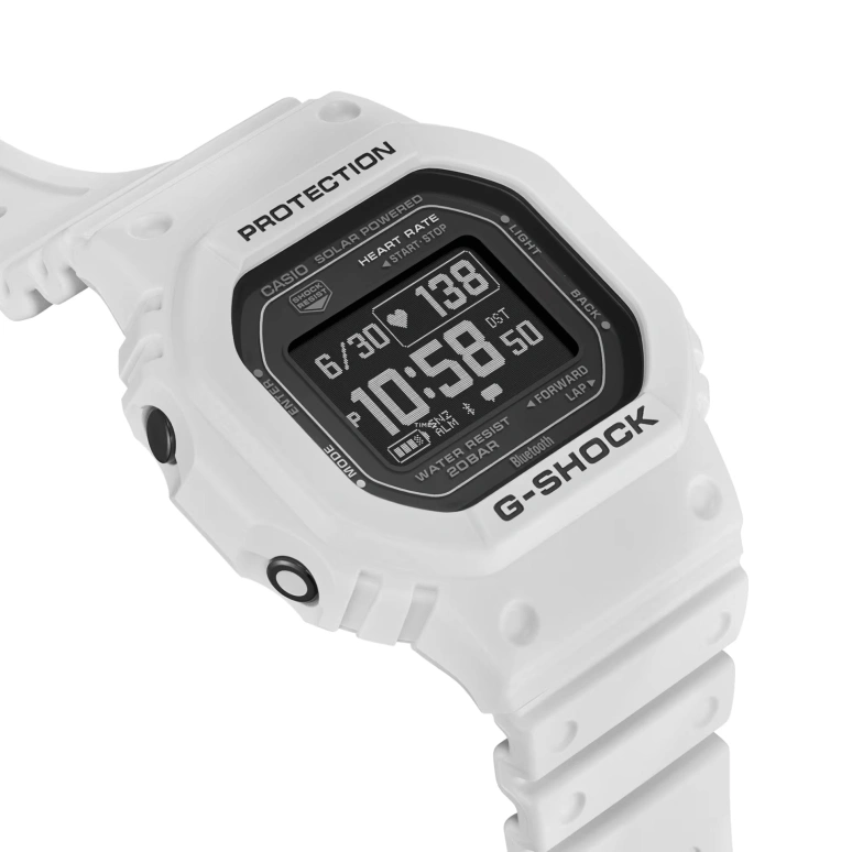卡西欧,G-SHOCK 51.10x44.50毫米,51.10x44.50毫米,生物基,黑色,石英,计时,月相,月历,星期历,矿物水晶,方形,DW,DW-H5600-7