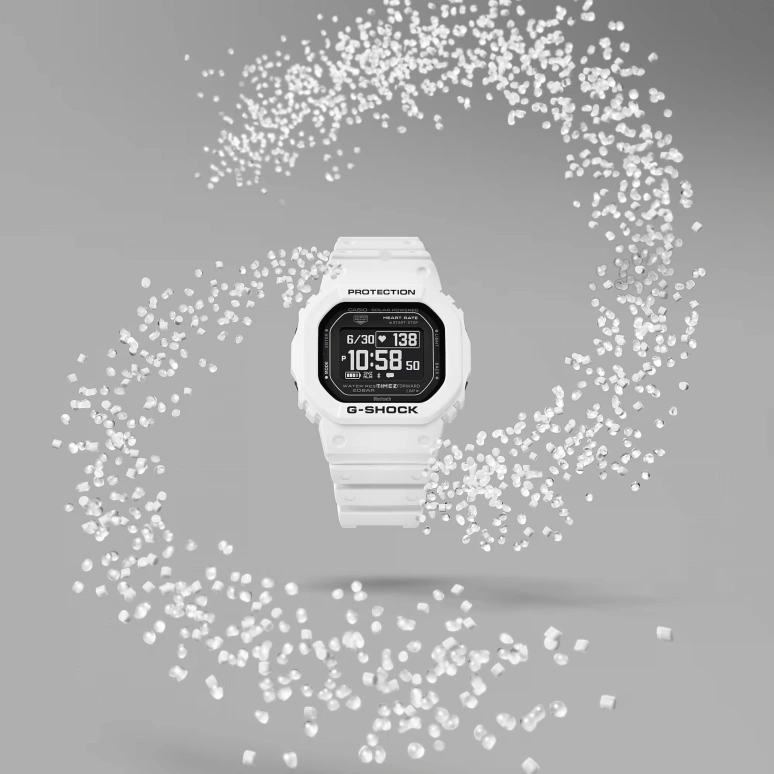 卡西欧,G-SHOCK 51.10x44.50毫米,51.10x44.50毫米,生物基,黑色,石英,计时,月相,月历,星期历,矿物水晶,方形,DW,DW-H5600-7