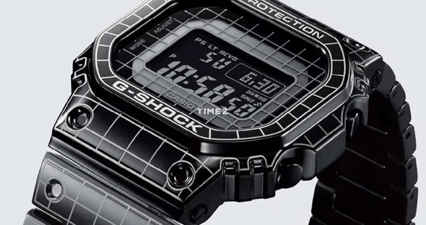 卡西欧,G-SHOCK 49.30x43.20毫米,49.30x43.20毫米,不锈钢,黑色,石英,倒计时,计时,月历,星期历,矿物水晶,方形,GMWB5000CS,GMWB5000CS-1
