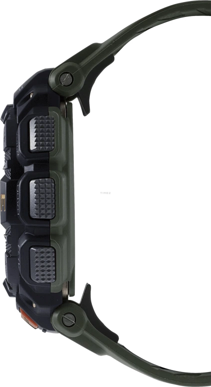 卡西欧,PROTREK 57.30x50.90毫米,57.30x50.90毫米,合成树脂,绿色,石英,倒计时,计时,月历,星期历,矿物水晶,圆形,PRG240,PRG240-3