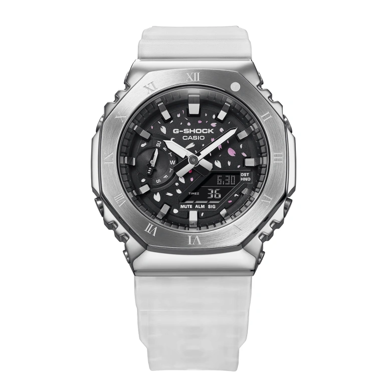 Casio,G-SHOCK 49.30x44.40mm,49.30x44.40mm,Resin,Stainless Steel,Black,Quartz,Foudroyante,Countdown,Month,Date,Hardlex,Glass,Octagon,GM2100TTTR,GM2100TTTR-8A
