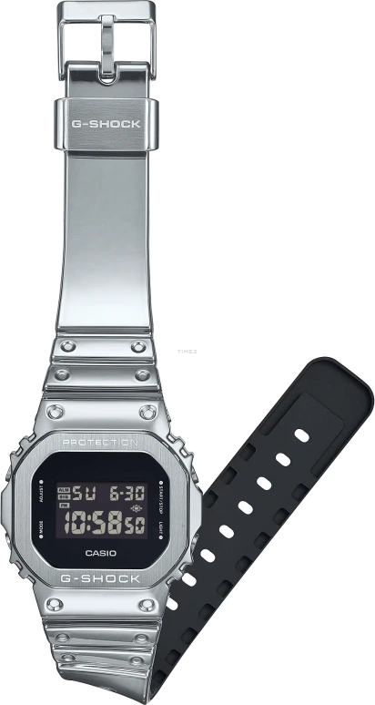 卡西欧,G-SHOCK 49.60x43.20毫米,49.60x43.20毫米,合成树脂,黑色,石英,倒计时,计时,月历,星期历,矿物水晶,方形,GM5600YM,GM5600YM-8