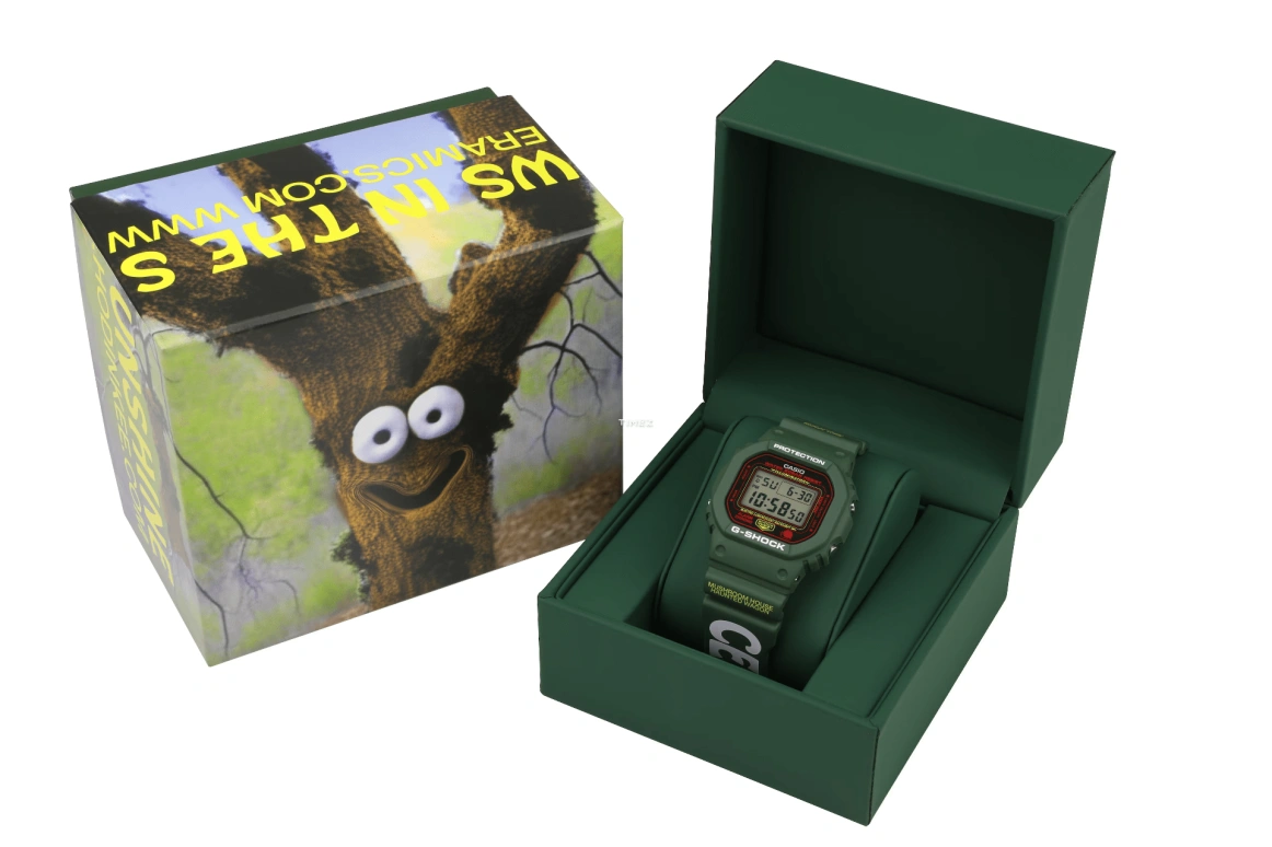 卡西欧,G-SHOCK 48.90x43.80毫米,48.90x43.80毫米,合成树脂,灰色,石英,倒计时,计时,月历,星期历,矿物水晶,方形,DW5600OC23,DW5600OC23-3