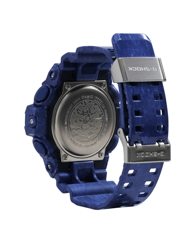 卡西欧,G-SHOCK 57.50x53.40毫米,57.50x53.40毫米,合成树脂,白色,灰色,石英,倒计时,计时,月历,星期历,矿物水晶,圆形,GA700BWP,GA700BWP-2A
