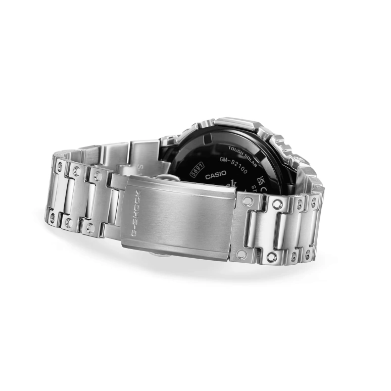 卡西欧,G-SHOCK 44.40毫米,44.40毫米,不锈钢,粉色,石英,倒计时,计时,月历,星期历,矿物水晶,八角形,GMB2100AD,GMB2100AD-5A