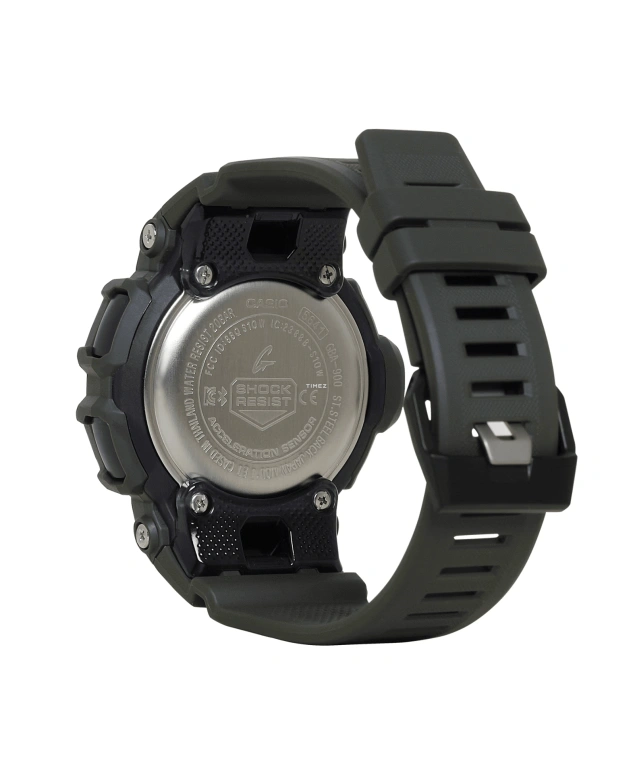 卡西欧,G-SHOCK 48.90毫米,48.90毫米,合成树脂,黑色,石英,倒计时,计时,月历,星期历,矿物水晶,圆形,GBA900UU,GBA900UU-3A