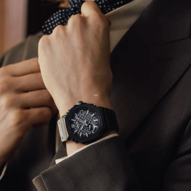 卡西欧,MR-G 49.50x44.40毫米,49.50x44.40毫米,钛,钴合金,黑色,石英,星期历,日历,逆跳,防磁,蓝宝石,水晶玻璃,八角形,MRGB2100B,MRGB2100B-1A