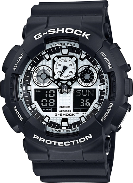 卡西欧 G-SHOCK GA100BW-1A