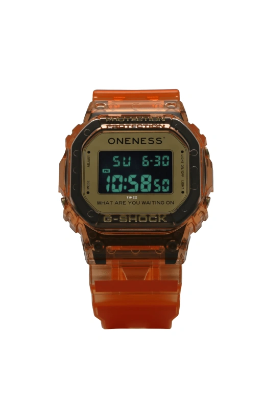 卡西欧,G-SHOCK 48.90x43.80毫米,48.90x43.80毫米,合成树脂,黄色,黑色,石英,倒计时,计时,月历,星期历,矿物水晶,方形,DW5600ONS23,DW5600ONS23-4