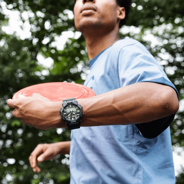 卡西欧,G-SHOCK 51.90毫米,51.90毫米,生物基,碳纤维,合成树脂,黑色,石英,倒计时,计时,月历,星期历,矿物水晶,圆形,GA010,GA010-1A
