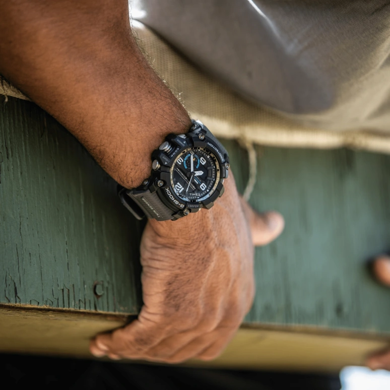 Casio,MASTER OF G - LAND 56.20x55.30mm,56.20x55.30mm,Resin,Stainless Steel,Black,Quartz,Countdown,Chronograph,Month,Date,Hardlex,Round,GG1000,GG1000-1A8