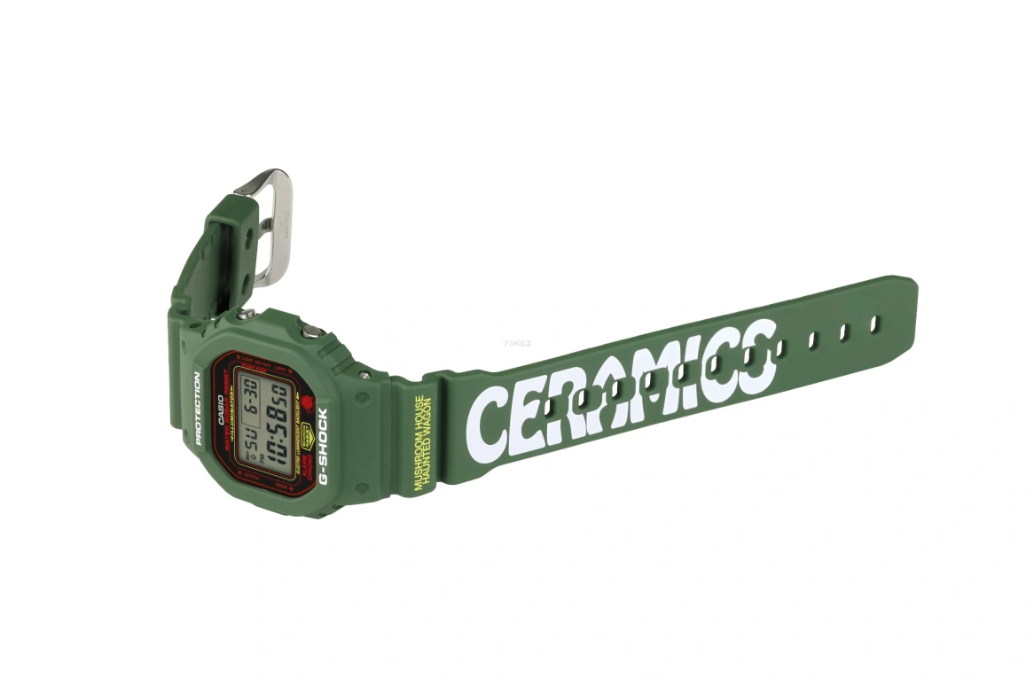 卡西欧,G-SHOCK 48.90x43.80毫米,48.90x43.80毫米,合成树脂,灰色,石英,倒计时,计时,月历,星期历,矿物水晶,方形,DW5600OC23,DW5600OC23-3