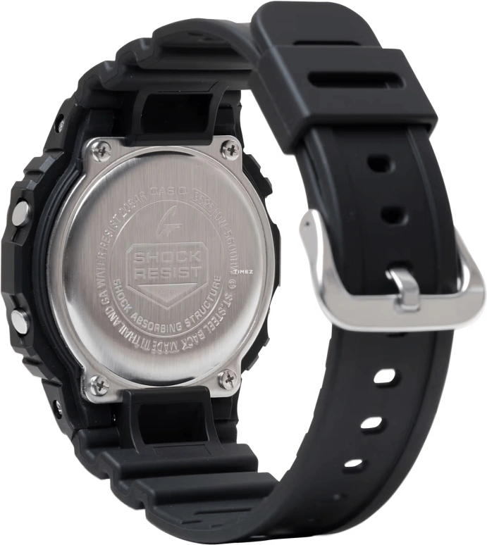 卡西欧,G-SHOCK 48.90x42.80毫米,48.90x42.80毫米,生物基,合成树脂,虹色,黑色,石英,倒计时,计时,月历,星期历,矿物水晶,方形,DW5600RW,DW5600RW-1