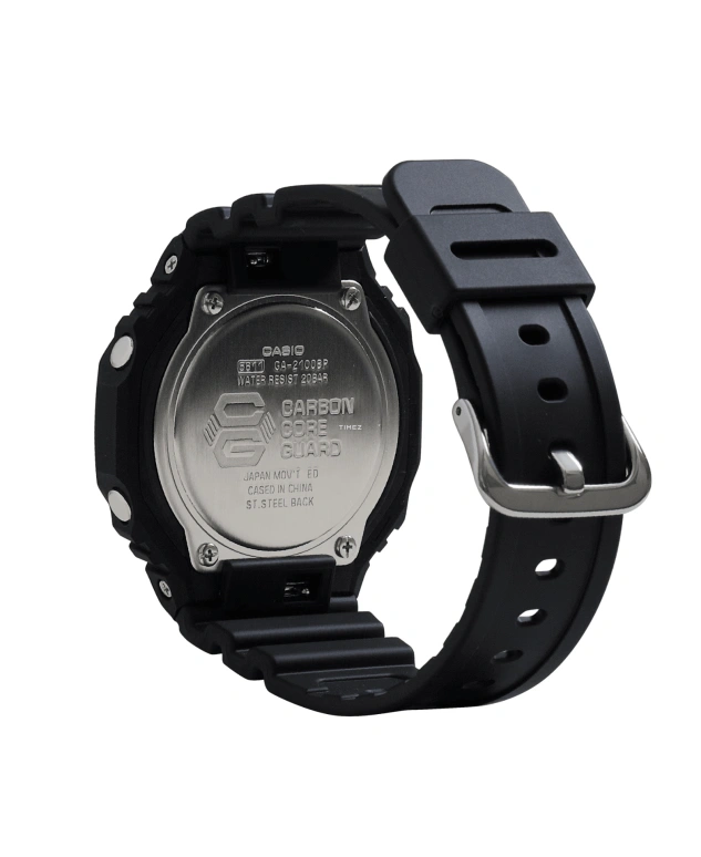 卡西欧,G-SHOCK 48.50x45.40毫米,48.50x45.40毫米,合成树脂,碳纤维,蓝色,石英,倒计时,计时,月历,星期历,矿物水晶,圆形,GA2100BP,GA2100BP-1A