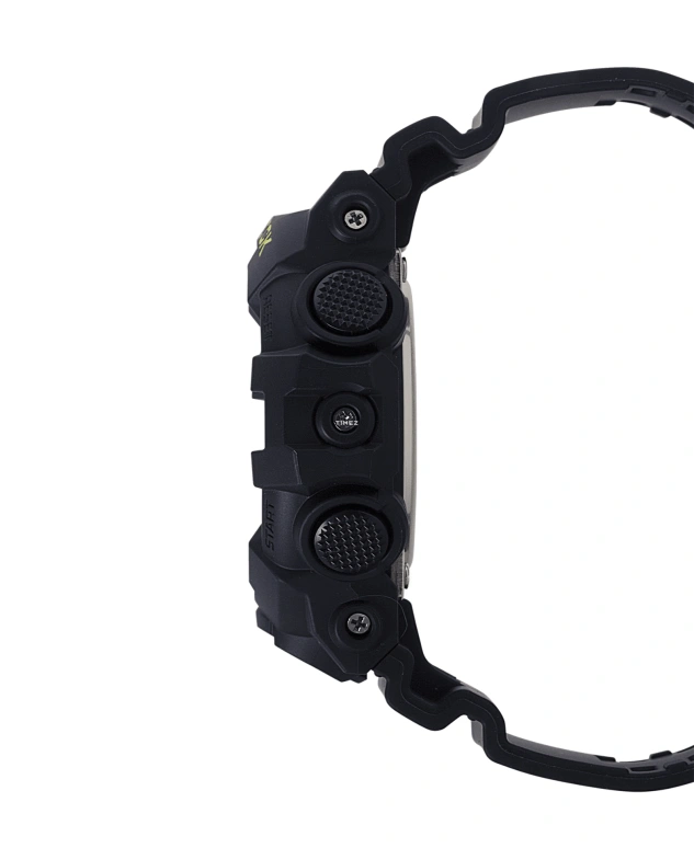 卡西欧,G-SHOCK 53.40毫米,53.40毫米,合成树脂,灰色,石英,倒计时,计时,月历,星期历,矿物水晶,圆形,GA700DC,GA700DC-1A