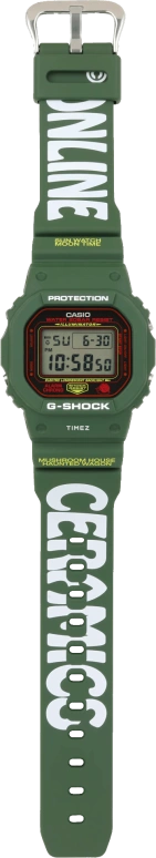 卡西欧,G-SHOCK 48.90x43.80毫米,48.90x43.80毫米,合成树脂,灰色,石英,倒计时,计时,月历,星期历,矿物水晶,方形,DW5600OC23,DW5600OC23-3