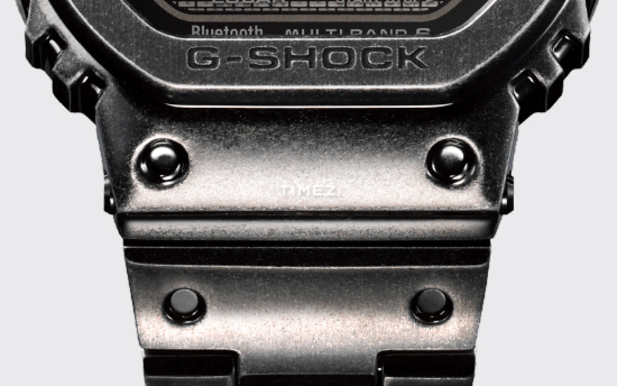 卡西欧,G-SHOCK 49.30x43.20毫米,49.30x43.20毫米,不锈钢,黑色,石英,倒计时,计时,万年历,月历,方形,GMW,GMW-B5000V-1