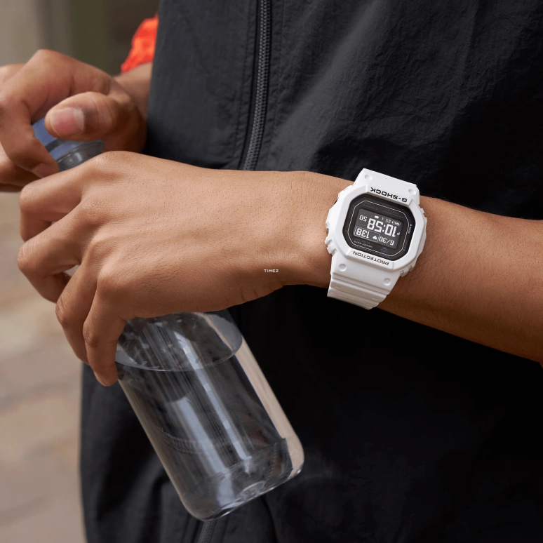 卡西欧,G-SHOCK 51.10x44.50毫米,51.10x44.50毫米,生物基,黑色,石英,计时,月相,月历,星期历,矿物水晶,方形,DW,DW-H5600-7
