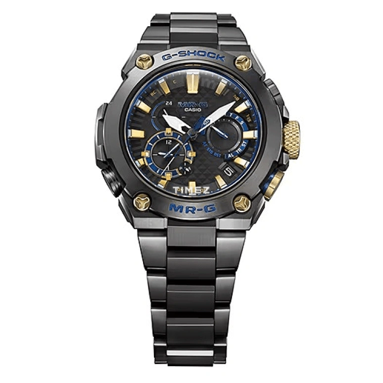 Casio,MR-G 49.80mm,49.80mm,Titanium,Black,Quartz,Countdown,Chronograph,Date,Day,Sapphire,Round,MRGB2000B,MRGB2000B-1A