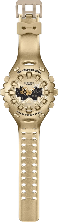 卡西欧,G-SHOCK 49.10x58.20毫米,49.10x58.20毫米,合成树脂,黄金色,石英,倒计时,计时,月历,星期历,矿物水晶,圆形,GAV01A,GAV01A-9A