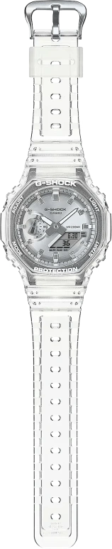 卡西欧,G-SHOCK 48.50x45.40毫米,48.50x45.40毫米,碳纤维,合成树脂,灰色,石英,倒计时,计时,月历,星期历,矿物水晶,八角形,GA2100BM,GA2100BM-7A8