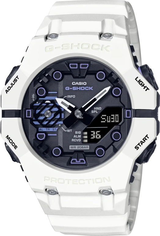 卡西欧,G-SHOCK 42.60毫米,42.60毫米,碳纤维,黑色,石英,倒计时,计时,月历,星期历,矿物水晶,圆形,GAB001SF,GAB001SF-7A
