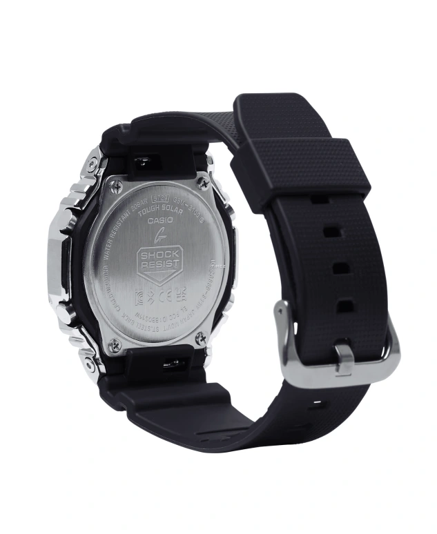 卡西欧,G-SHOCK 44.40毫米,44.40毫米,生物基,合成树脂,冰蓝色,石英,倒计时,计时,月历,星期历,矿物水晶,八角形,GBM2100A,GBM2100A-1A2