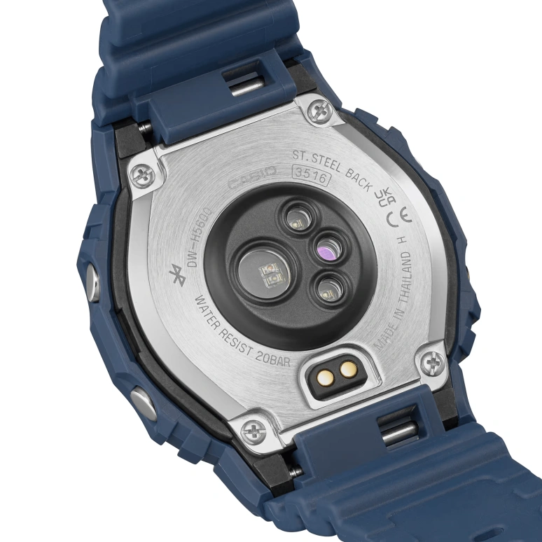 Casio,G-SHOCK 51.10x44.50mm,51.10x44.50mm,Bio-sourced,Black,Quartz,Chronograph,Moonphase,Month,Date,Hardlex,Square,DW,DW-H5600MB-2