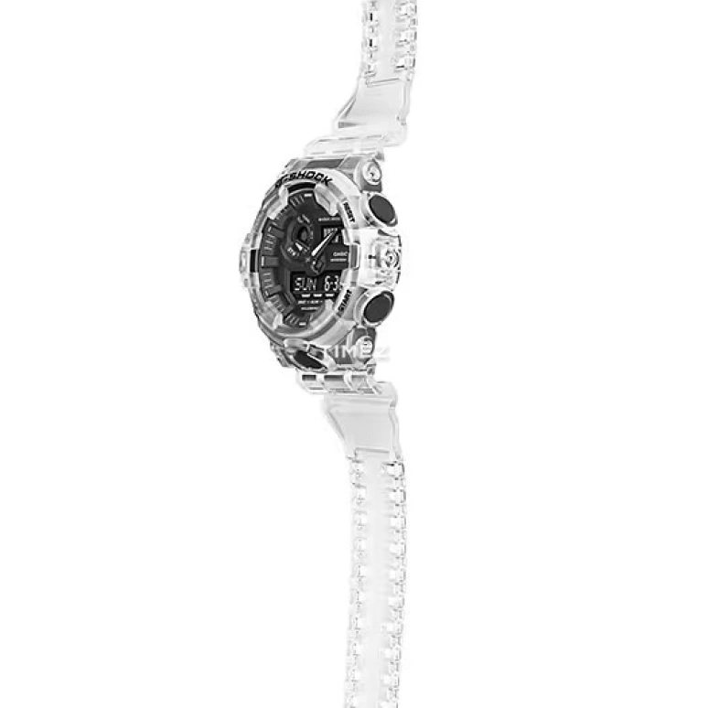 卡西欧,G-SHOCK 57.50x53.40毫米,57.50x53.40毫米,合成树脂,黑色,石英,倒计时,计时,月历,星期历,矿物水晶,圆形,GA700SKE,GA700SKE-7A