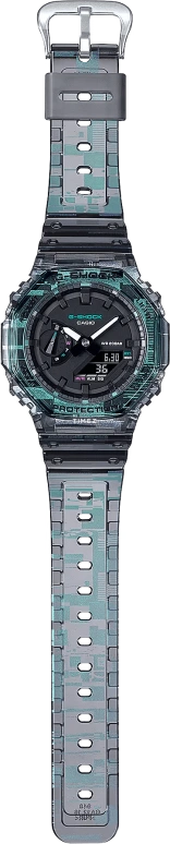 卡西欧,G-SHOCK 48.50x45.40毫米,48.50x45.40毫米,合成树脂,碳纤维,黑色,石英,倒计时,计时,月历,星期历,矿物水晶,圆形,GA2100NN,GA2100NN-1A