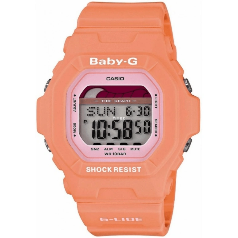 卡西欧,BABY-G 44毫米,44毫米,塑料,黑色,灰色,石英,长方形,BLX,BLX-5600-4D