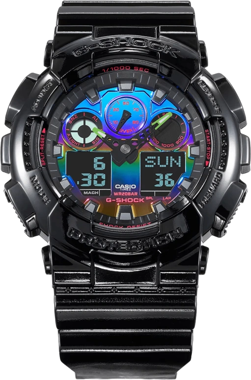 卡西欧 G-SHOCK GA100RGB-1A