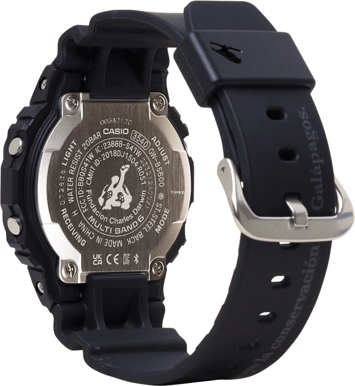 卡西欧,G-SHOCK 48.90x42.80毫米,48.90x42.80毫米,生物基,合成树脂,墨绿色,石英,倒计时,计时,月历,星期历,矿物水晶,方形,GWB5600CD1A3