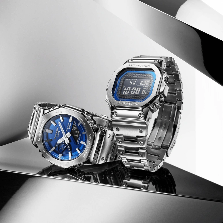 卡西欧,G-SHOCK 49.30x43.20毫米,49.30x43.20毫米,不锈钢,灰色,石英,倒计时,计时,月历,星期历,玻璃,方形,GMW,GMW-B5000D-2