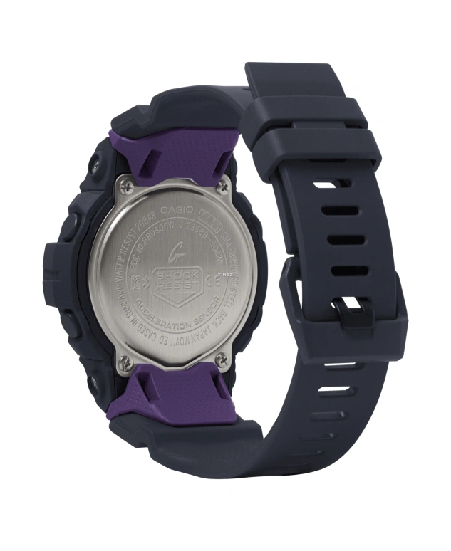 卡西欧,G-SHOCK 50.70x45.20毫米,50.70x45.20毫米,合成树脂,黑色,石英,倒计时,计时,月历,星期历,矿物水晶,圆形,GMAB800,GMAB800-8A