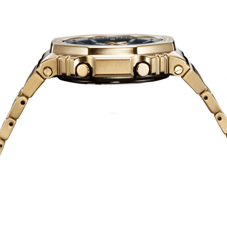卡西欧,G-SHOCK 44.40毫米,44.40毫米,不锈钢,黑色,石英,倒计时,计时,月历,星期历,矿物水晶,八角形,GMB2100GD,GMB2100GD-9A