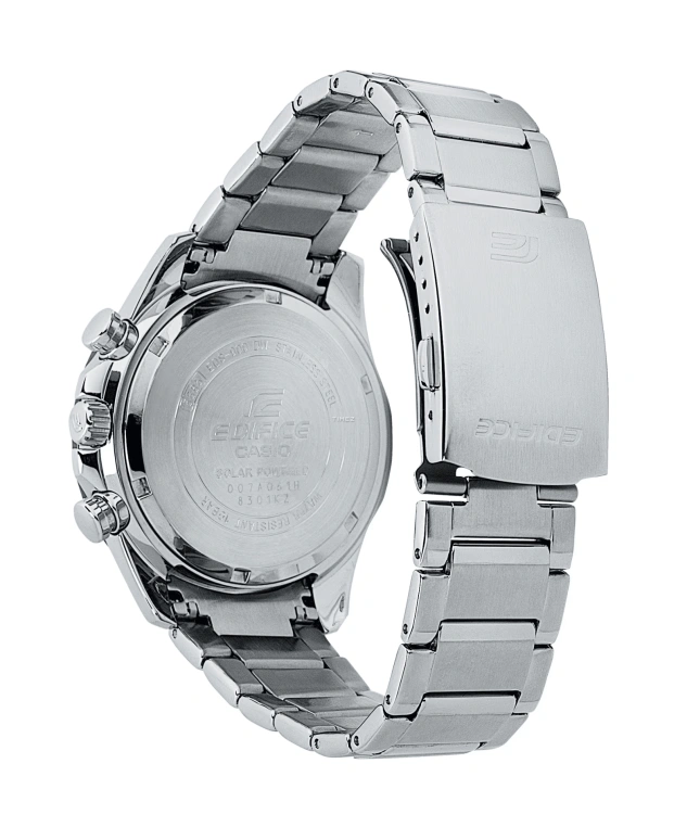 卡西欧,EDIFICE 47.60毫米,47.60毫米,不锈钢,黑色,石英,计时,日历,动力储存指示,太阳能充电,矿物水晶,圆形,EQS900DB,EQS900DB-2AV