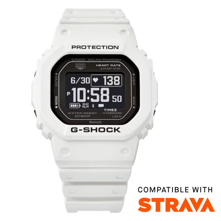 卡西欧,G-SHOCK 51.10x44.50毫米,51.10x44.50毫米,生物基,黑色,石英,计时,月相,月历,星期历,矿物水晶,方形,DW,DW-H5600-7