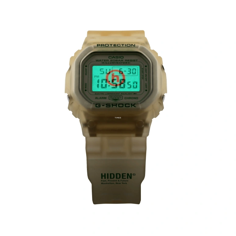 卡西欧,G-SHOCK 48.90x43.80毫米,48.90x43.80毫米,合成树脂,米色,灰色,石英,倒计时,计时,月历,星期历,矿物水晶,方形,DW5600HDN22,DW5600HDN22-7