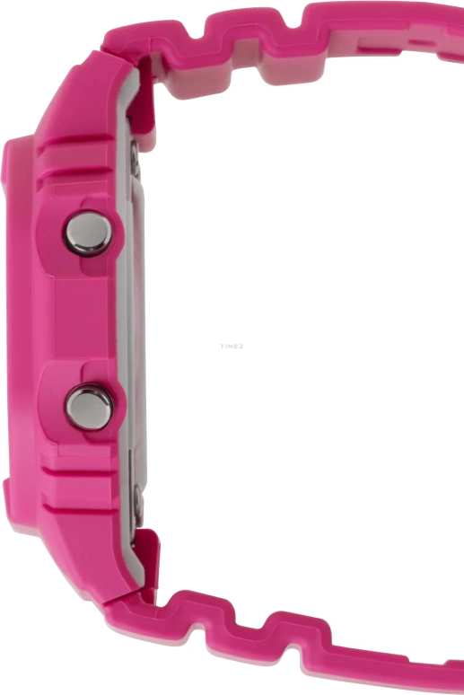 卡西欧,G-SHOCK 45.70x40.50毫米,45.70x40.50毫米,生物基,合成树脂,粉红色,石英,倒计时,计时,月历,星期历,矿物水晶,方形,GMDS5610PK,GMDS5610PK-4