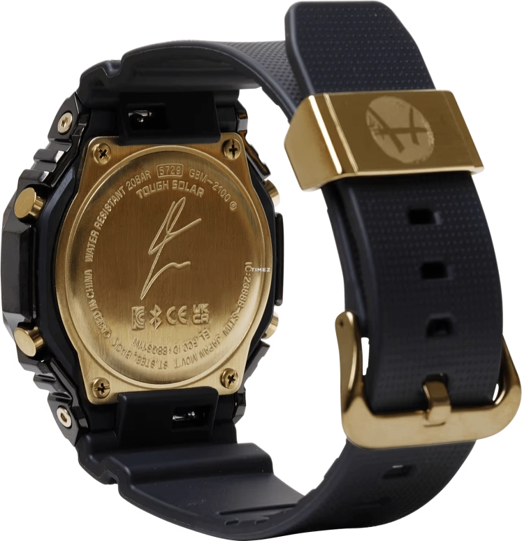 卡西欧,G-SHOCK 44.40毫米,44.40毫米,生物基,合成树脂,黄金色,石英,倒计时,计时,月历,星期历,矿物水晶,八角形,GBM2100RH,GBM2100RH-1A