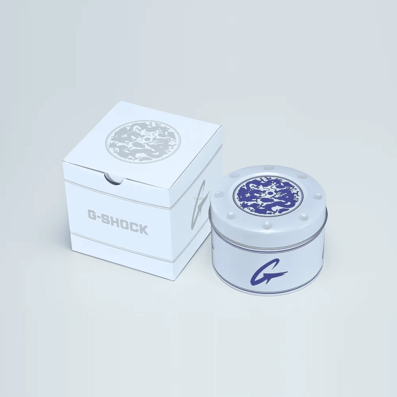 卡西欧,G-SHOCK 48.90x42.80毫米,48.90x42.80毫米,合成树脂,白色,蓝色,灰色,石英,倒计时,计时,月历,星期历,矿物水晶,方形,DW5600BWP,DW5600BWP-2