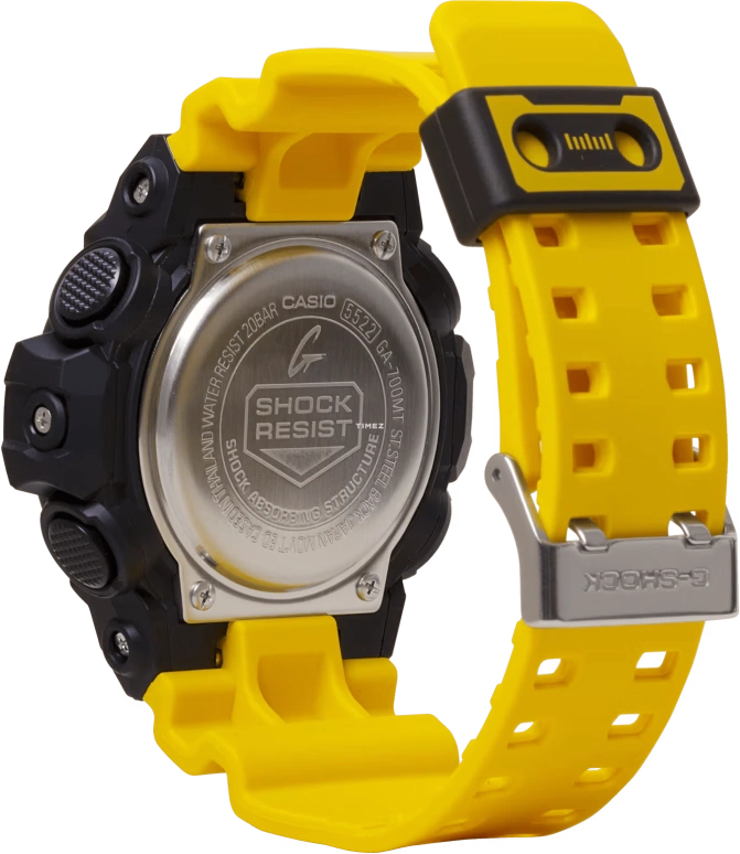 卡西欧,G-SHOCK 53.40毫米,53.40毫米,合成树脂,黑色,石英,倒计时,计时,月历,星期历,矿物水晶,圆形,GA700MT,GA700MT-1A9