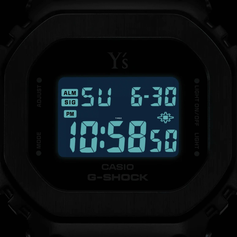 卡西欧,G-SHOCK 43.80x38.40毫米,43.80x38.40毫米,合成树脂,黑色,石英,倒计时,计时,月历,星期历,矿物水晶,方形,GMS5600YS,GMS5600YS-1