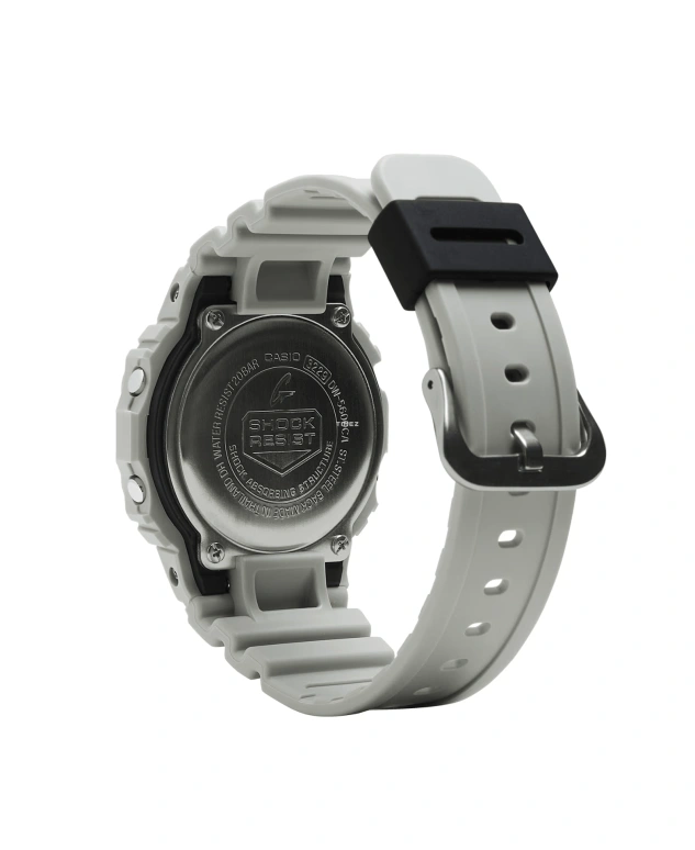 卡西欧,G-SHOCK 48.90x42.80毫米,48.90x42.80毫米,合成树脂,灰色,黑色,石英,倒计时,计时,月历,星期历,矿物水晶,方形,DW5600CA,DW5600CA-8