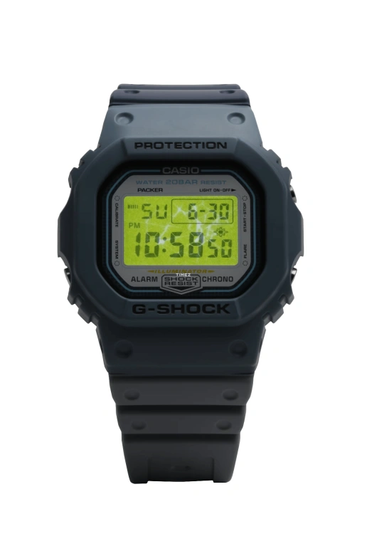 卡西欧,G-SHOCK 48.90x42.80毫米,48.90x42.80毫米,合成树脂,白色,灰色,石英,倒计时,计时,月历,星期历,矿物水晶,方形,DW5600PCK23,DW5600PCK23-2