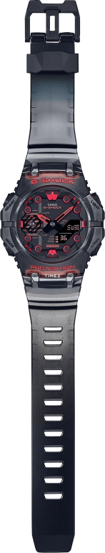卡西欧,G-SHOCK 42.50x46毫米,42.50x46毫米,合成树脂,碳纤维,黑色,石英,倒计时,计时,月历,星期历,矿物水晶,圆形,GAB001G,GAB001G-1A