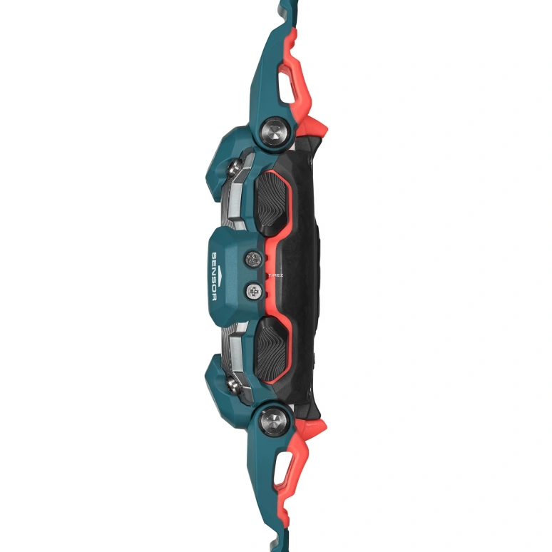 卡西欧,G-SHOCK 59.60x52.60毫米,59.60x52.60毫米,生物基,合成树脂,黑色,石英,倒计时,计时,月历,星期历,矿物水晶,圆形,GBDH2000,GBDH2000-2