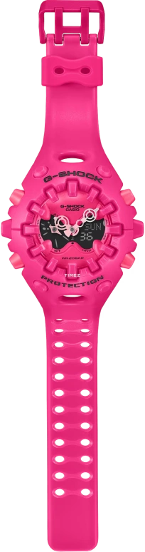 卡西欧,G-SHOCK 49.10x58.20毫米,49.10x58.20毫米,合成树脂,粉红色,自动上弦,倒计时,计时,月历,星期历,矿物水晶,圆形,GAV01,GAV01-4A