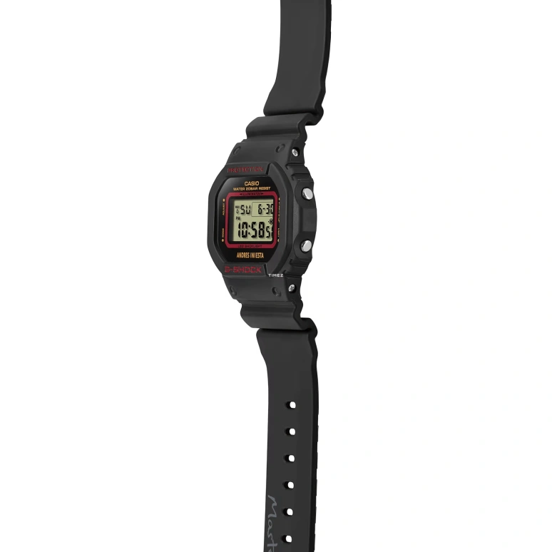 卡西欧,G-SHOCK 48.90x42.80毫米,48.90x42.80毫米,生物基,合成树脂,黑色,石英,倒计时,计时,月历,星期历,矿物水晶,方形,DW5600AI,DW5600AI-1
